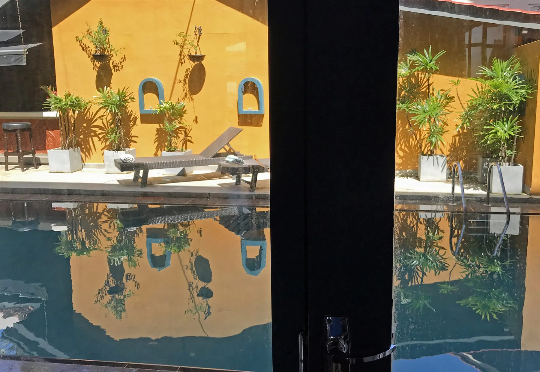 Garden pool area